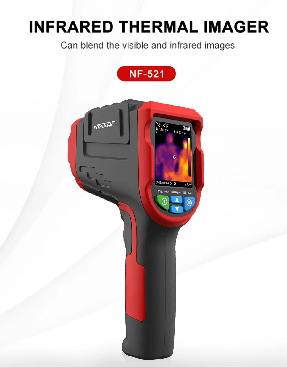 Nf 521 Thermal Imaging Camera - NF-521 Automatische temperatuur industriële infrarood warmtebeeldcamera