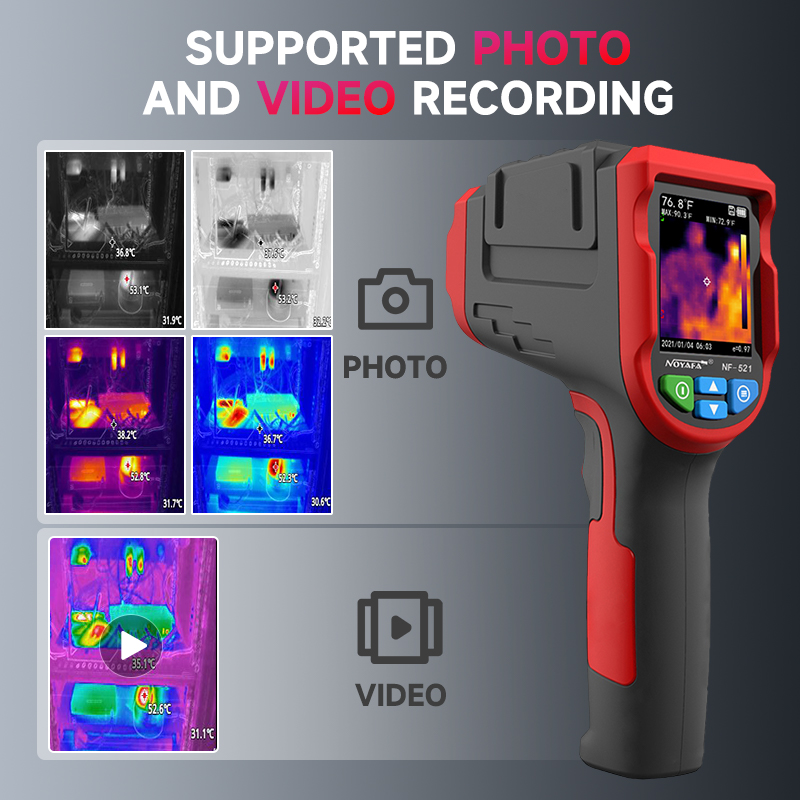 Industriële draagbare warmtebe - Nf 521 Thermal Imaging Camera recensie en prijs