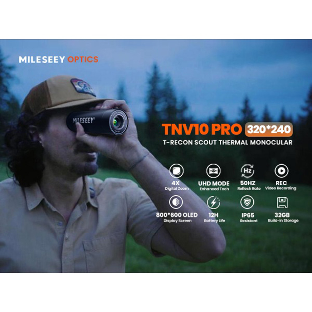 MILESEEY TNV10 PRO 320×240 res - Hunting Thermal Imaging Scope recensie en prijs